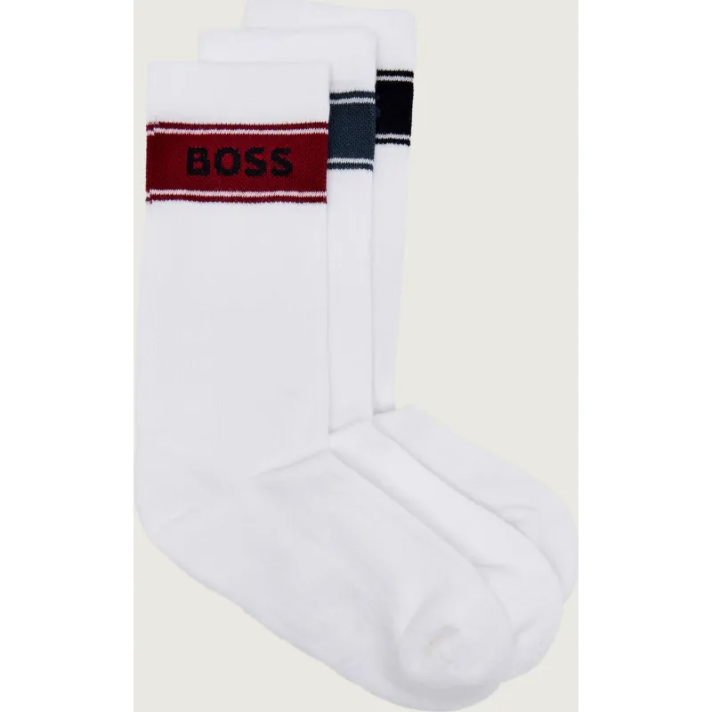BOSS BLACK Skarpety 3-pack 3P QS Rib Stripe CC
