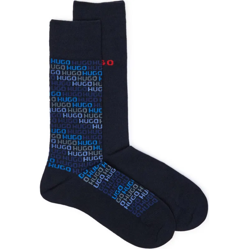 Hugo Bodywear Skarpety 2-pack ALL OVER