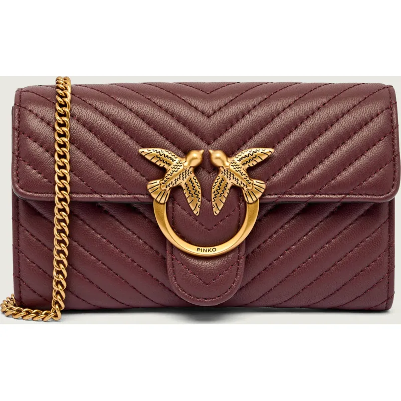 Pinko Skórzana kopertówka/portfel LOVE ONE WALLET C