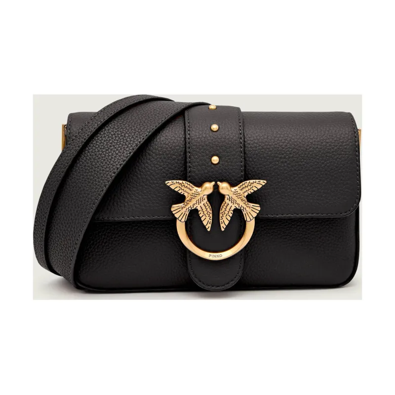 Pinko Skórzana torebka na ramię LOVE ONE MINI