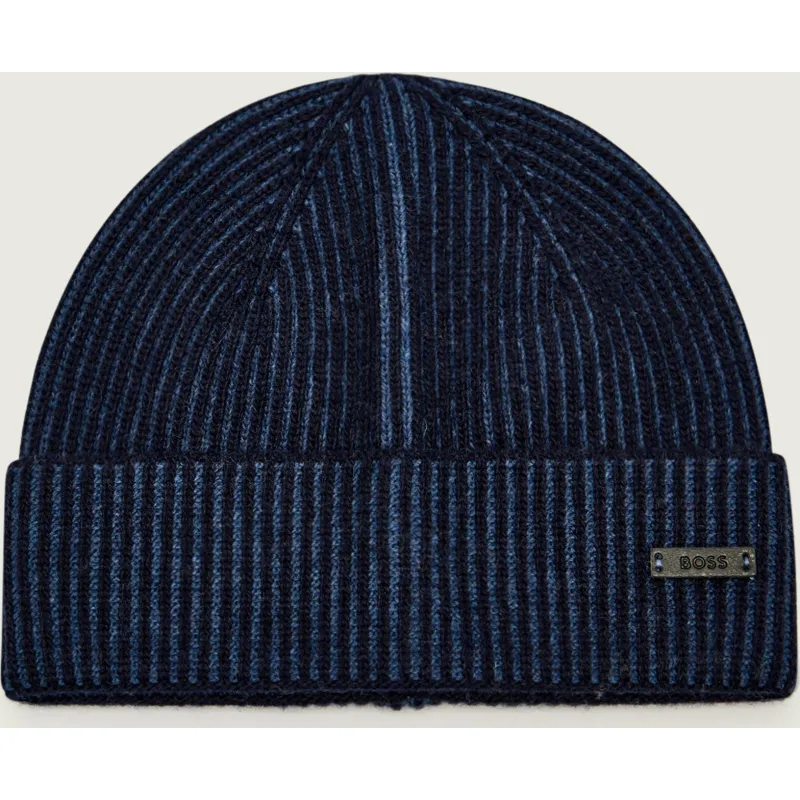BOSS BLACK Szal + czapka Ercole | z dodatkiem wełny i kaszmiru
