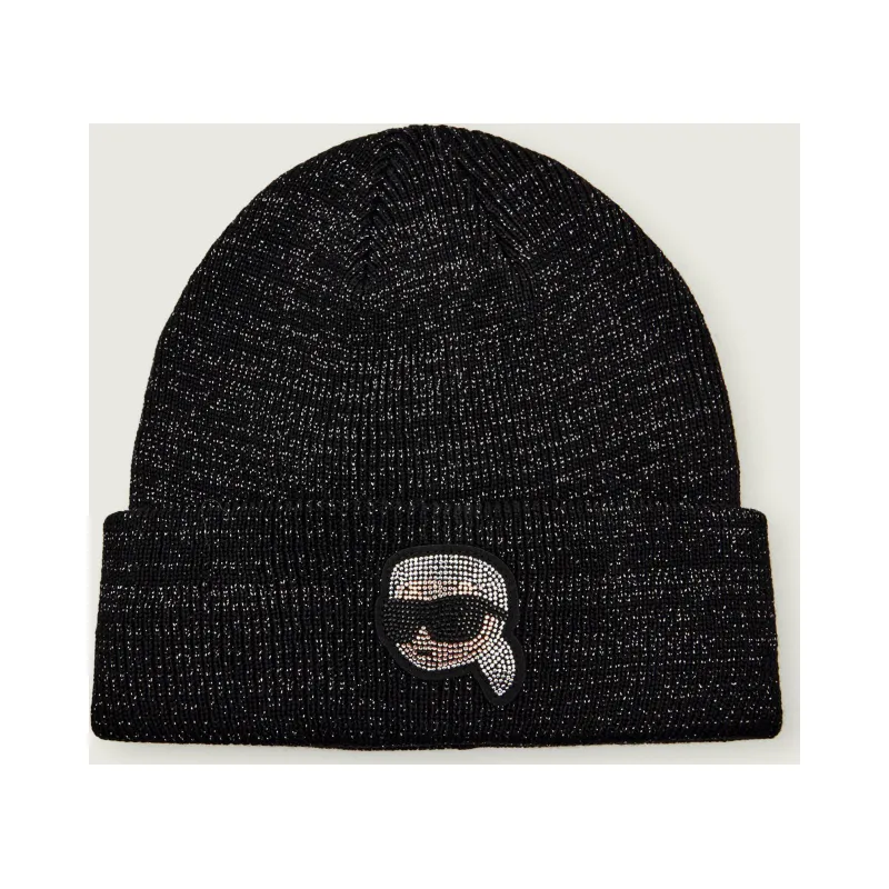 Karl Lagerfeld Czapka ikon rh z dodatkiem wełny