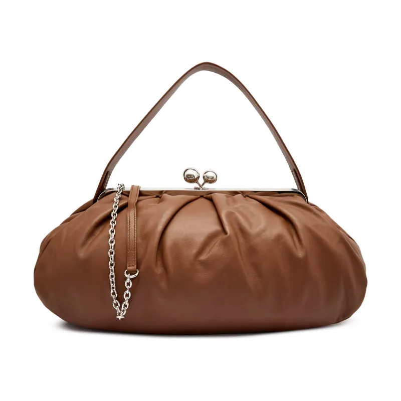 Weekend MaxMara Skórzana torebka na ramię Pasticcino PROVINO