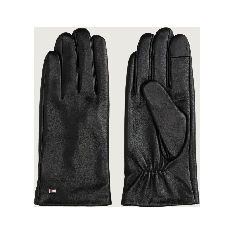 Tommy Hilfiger Skórzane rękawiczki