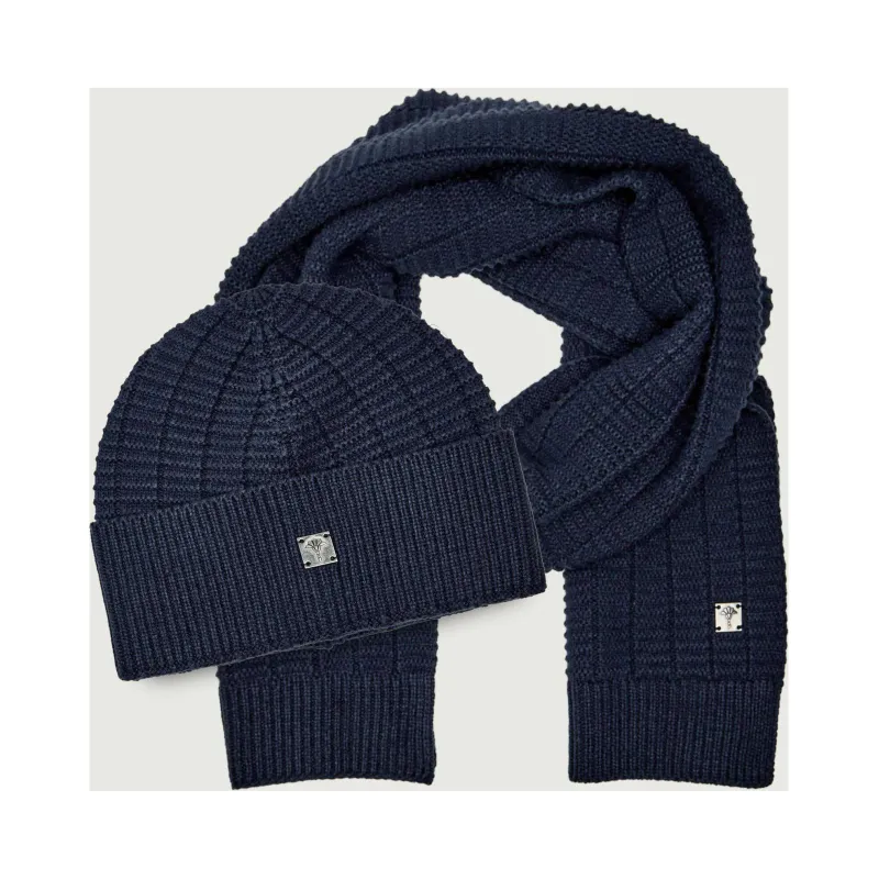 Joop! Szal + czapka Feranto z dodatkiem wełny