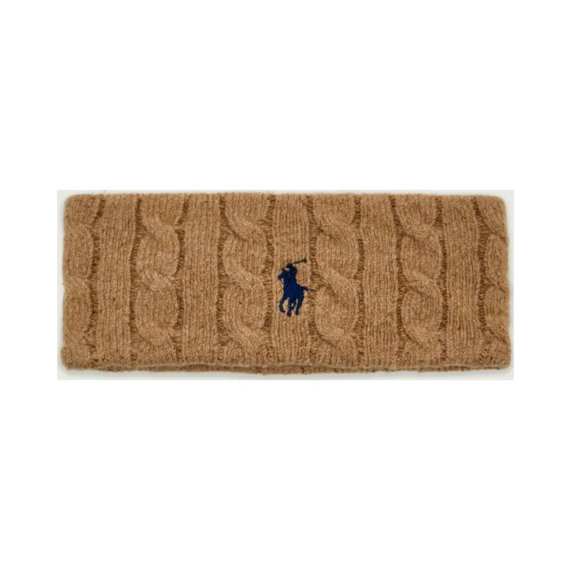 POLO RALPH LAUREN Wełniana opaska | z dodatkiem kaszmiru