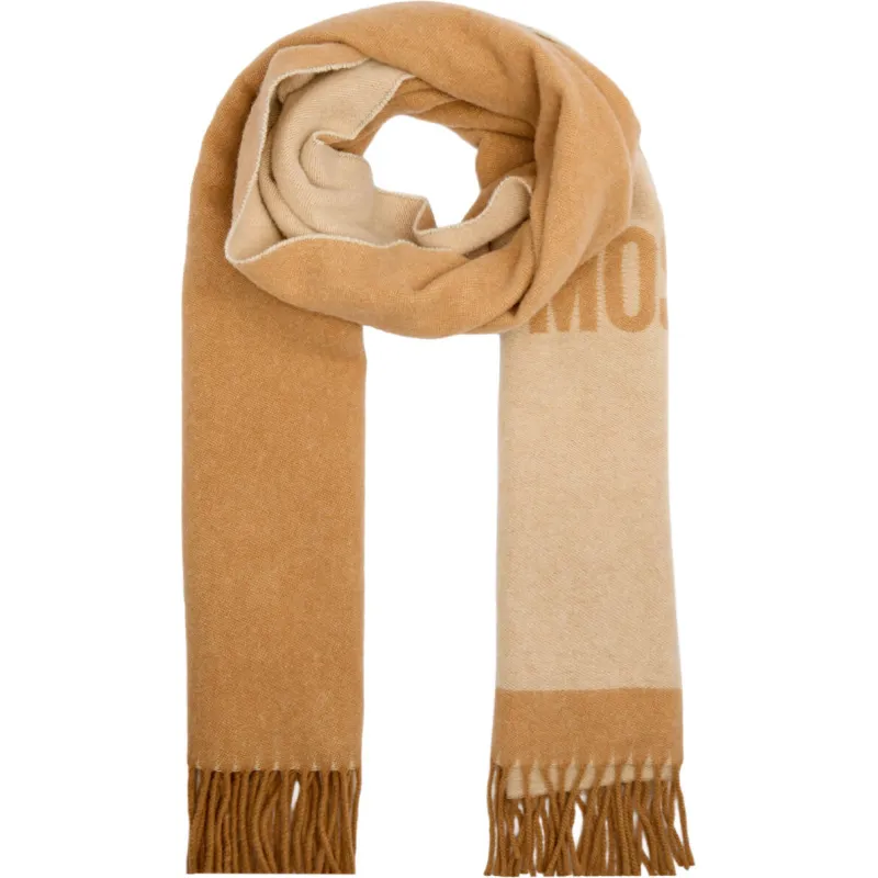 Moschino Wełniany szal