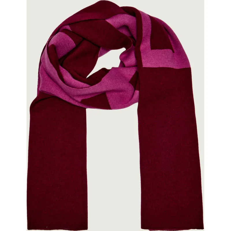 Pinko Dwustronny Wełniany szal SERBIA