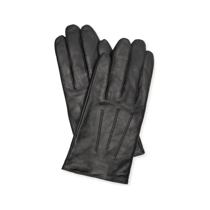 HUGO Skórzane rękawiczki Jaan