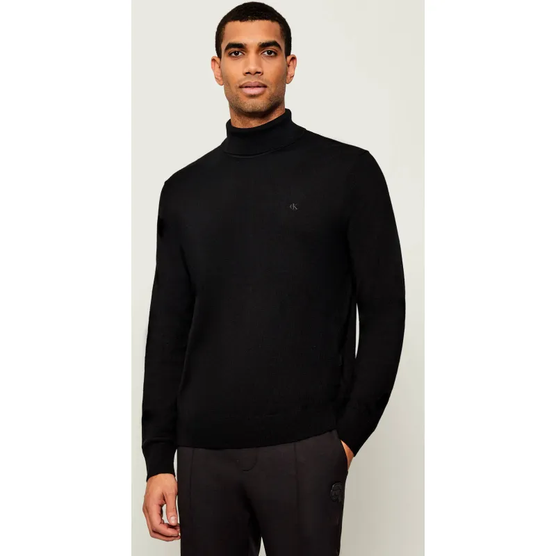 Calvin Klein Wełniany golf Regular Fit