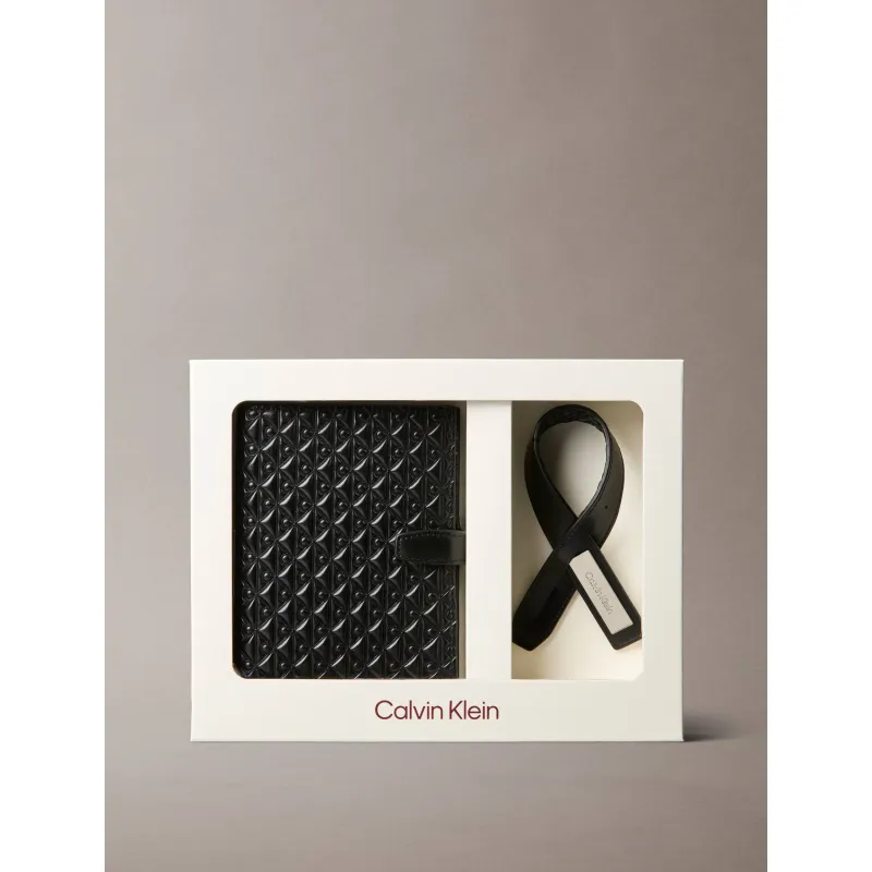 Calvin Klein Skórzane etui na dokumenty