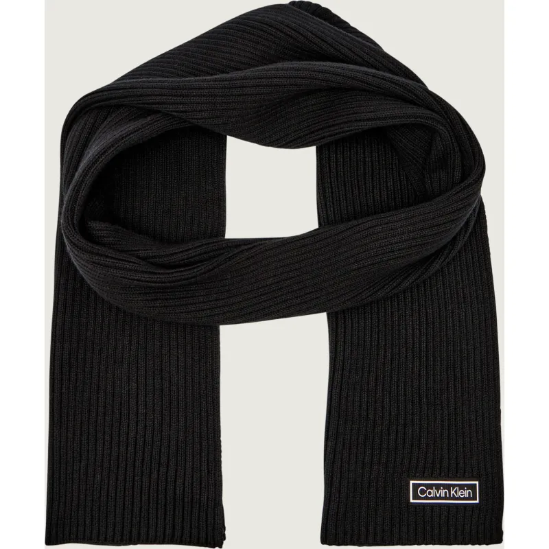 Calvin Klein Szal | z dodatkiem kaszmiru
