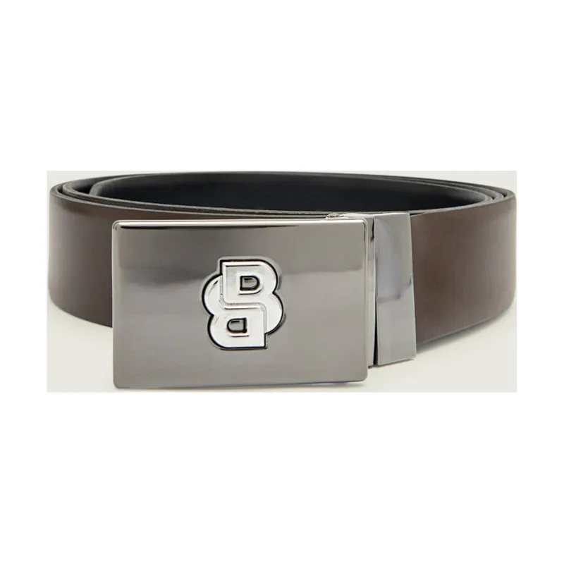 BOSS BLACK Skórzany dwustronny pasek B_Icon_Plq_Gb35_pp