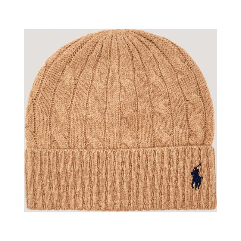 POLO RALPH LAUREN Wełniana czapka z dodatkiem kaszmiru