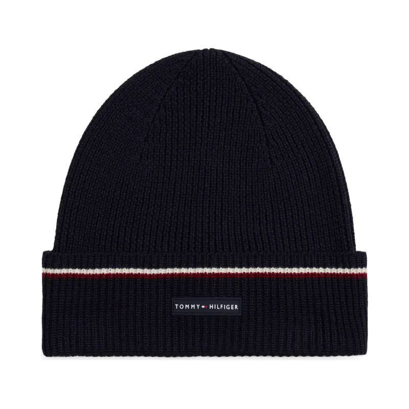 Tommy Hilfiger Czapka z dodatkiem wełny