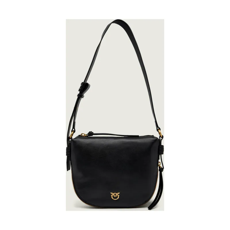 Pinko Skórzana torebka na ramię AROUND MINI