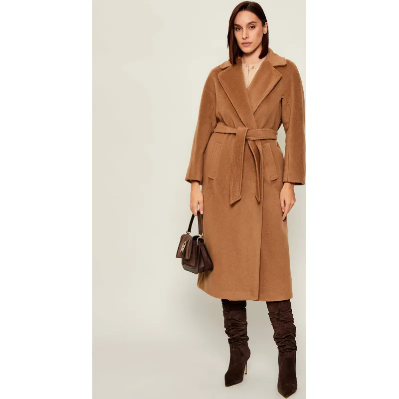 Weekend MaxMara Wełniany płaszcz TEMPERA