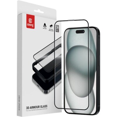 Szkło hartowane CRONG 3D Armour Glass do Apple iPhone 15/16