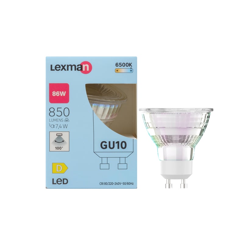 Żarówka reflektorowa biała barwa 6500 K 850 lumenów 86W LED LEXMAN