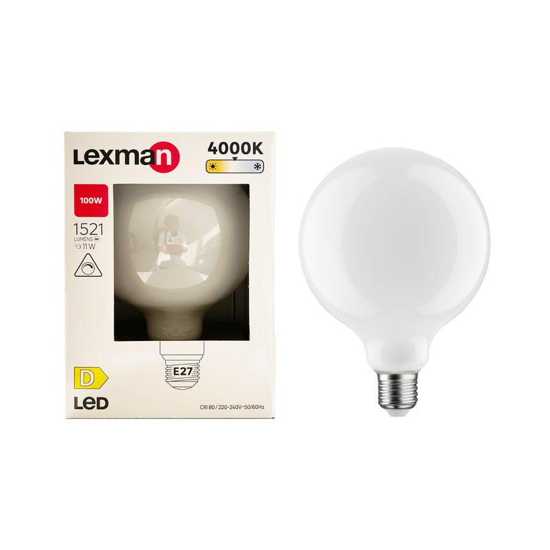Żarówka E27 biała barwa 4000k 1521 lumenów 11W LEXMAN
