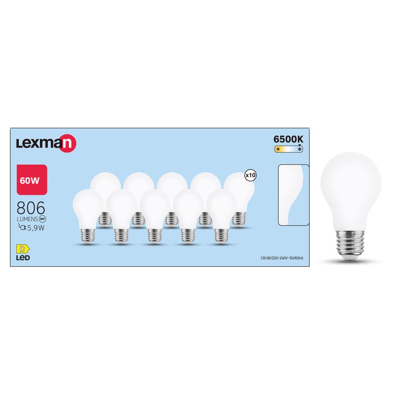 Żarówka LED E27 3.4 W 470 lm neutralna biel Lexman