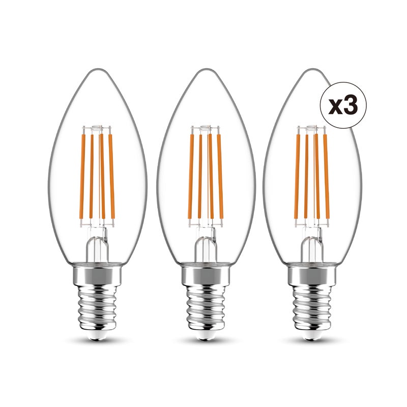 Zestaw LED 3 żarówek 2700K 806 lm 5.9W LEXMAN