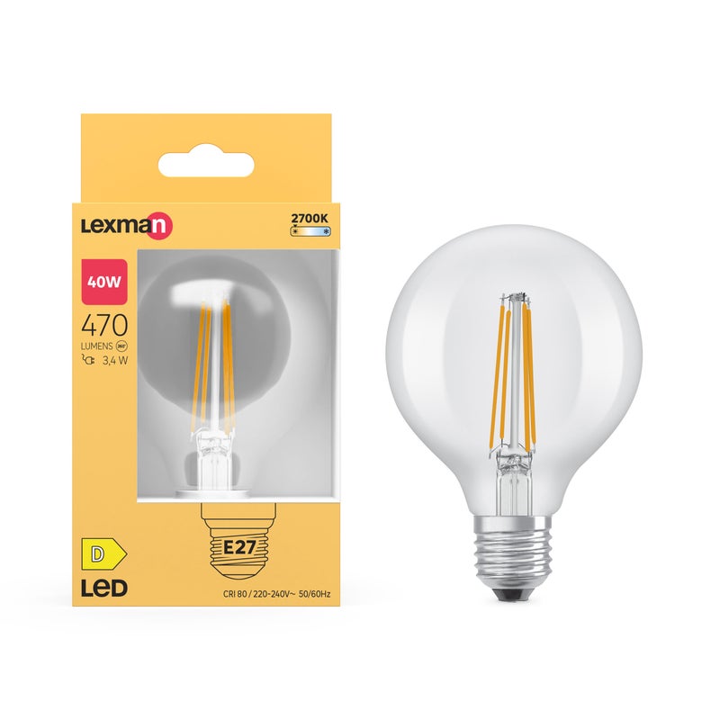 Żarówka LED E27 3.4 W 470 lm neutralna biel Lexman