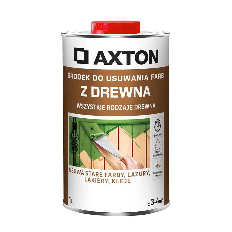 Środek do usuwania farb z drewna 1 l Axton