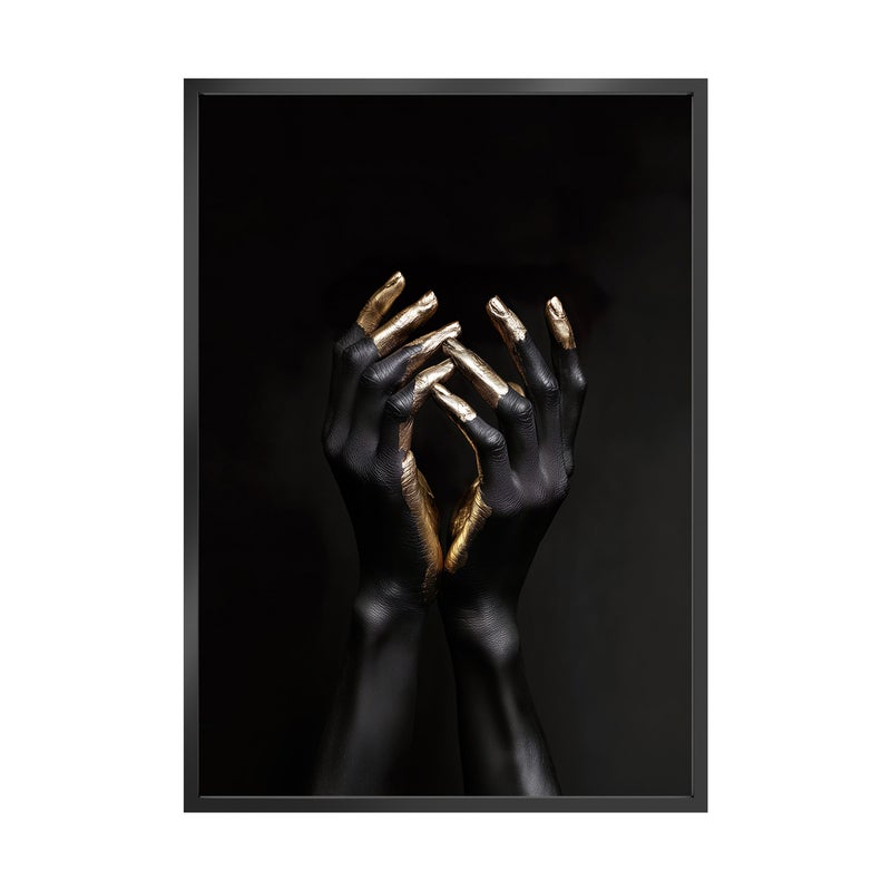 Plakat w ramie Hands of Gold 50 x 70 cm