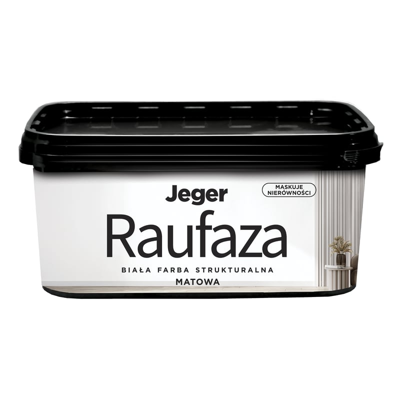 Jeger Farba dekoracyjna Raufaza biała 5 l