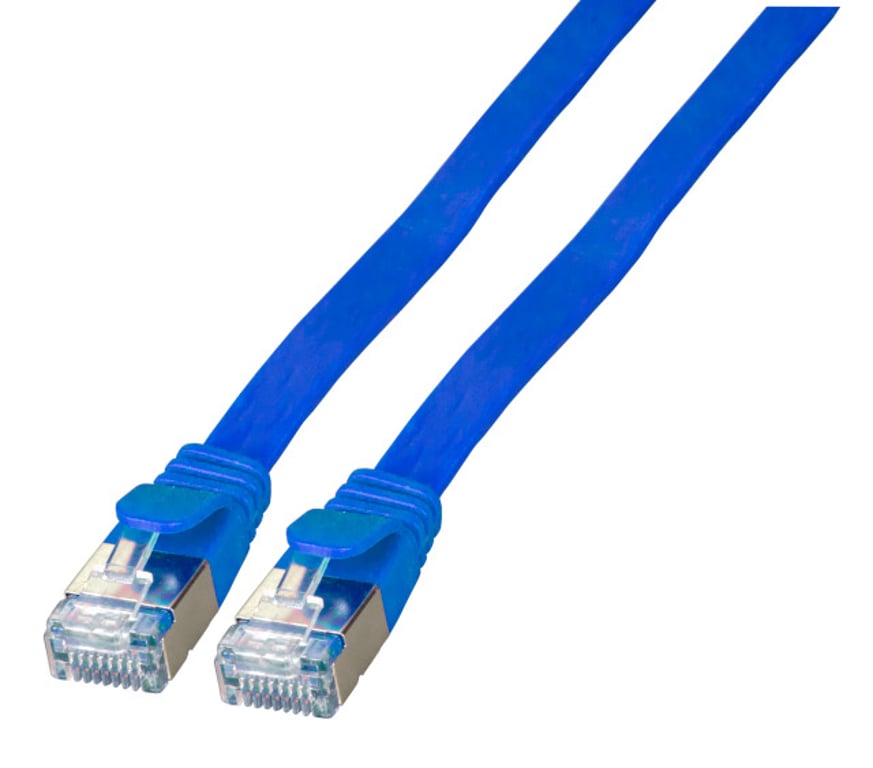 EFB Elektronik K5545BL.0,15 kabel sieciowy Niebieski 0,15 m Cat6a U/FTP (STP)