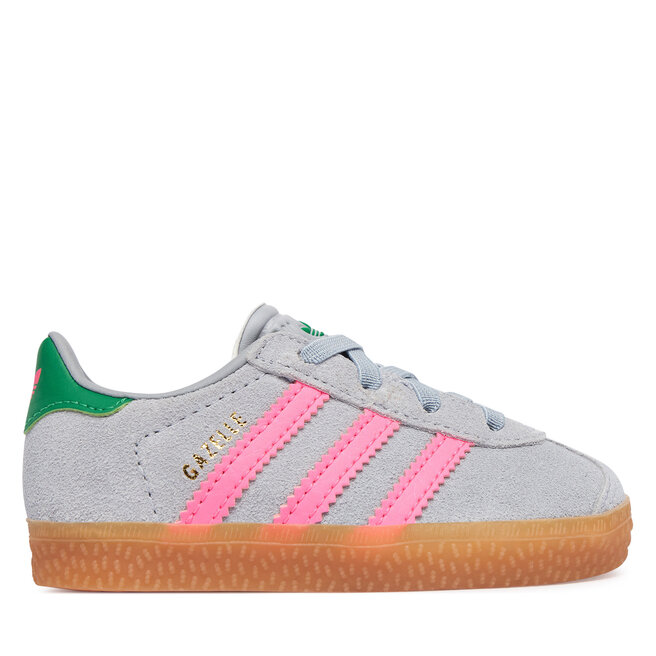 Sneakersy adidas Gazelle Comfort Closure Elastic Laces IH6477 Szary