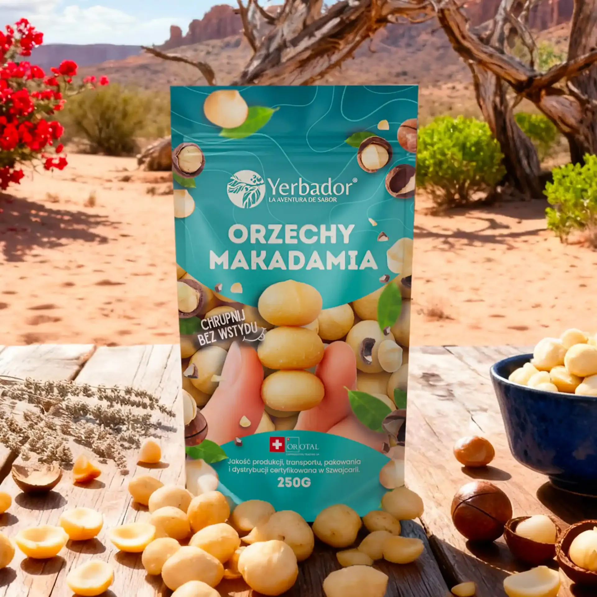 Orzechy Makadamia – 250 g – Źródło Zdrowych Tłuszczów i Energii