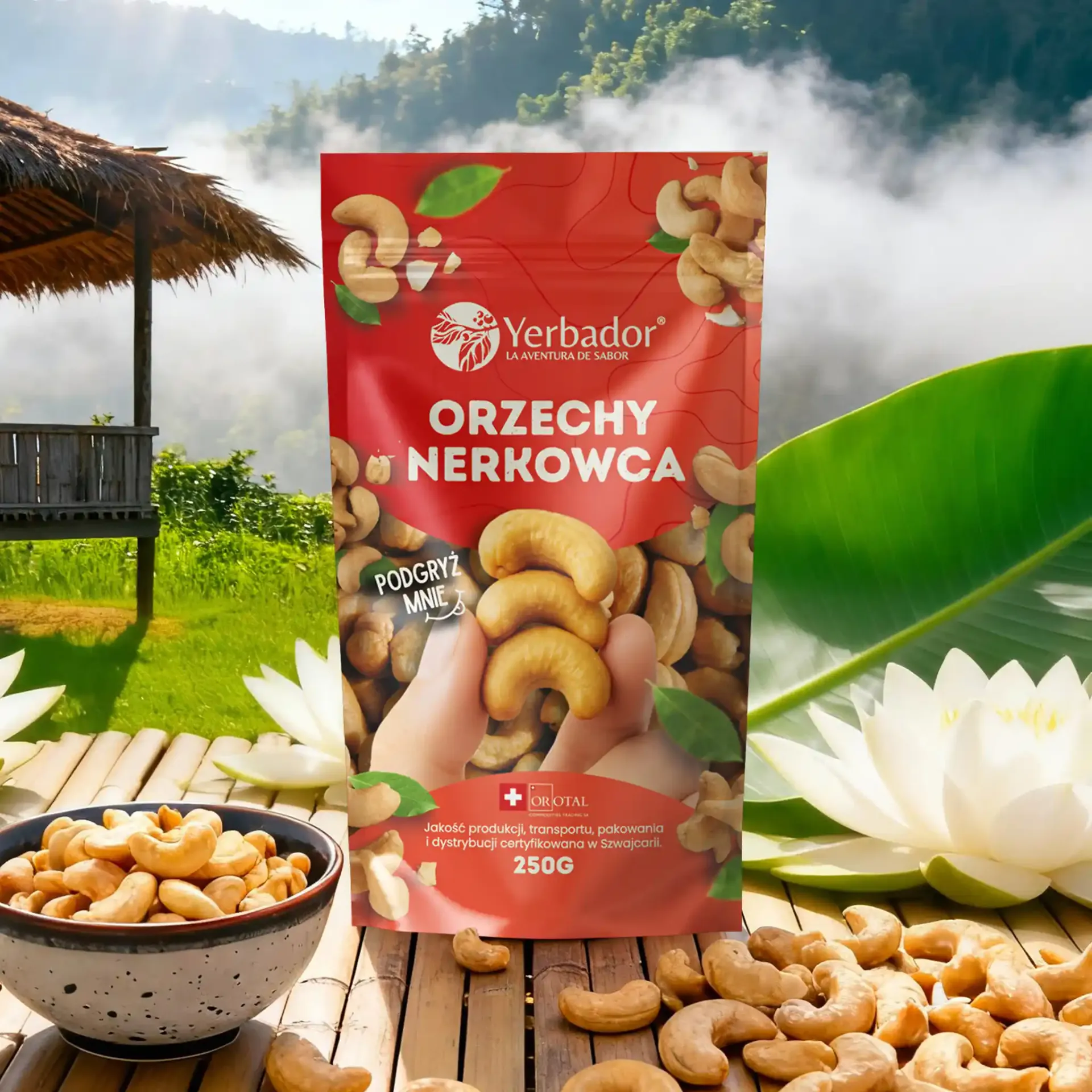 Orzechy Nerkowca – 250 g – Delikatne Źródło Energii i Minerałów