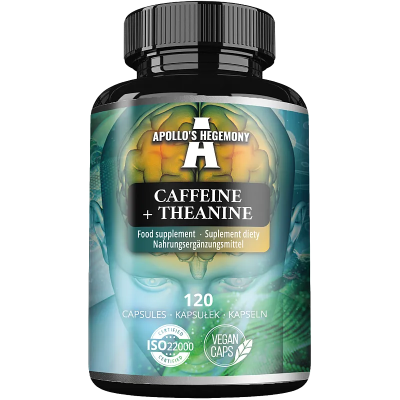 Apollo's Hegemony Caffeine+Theanine, 120 kapsułek
