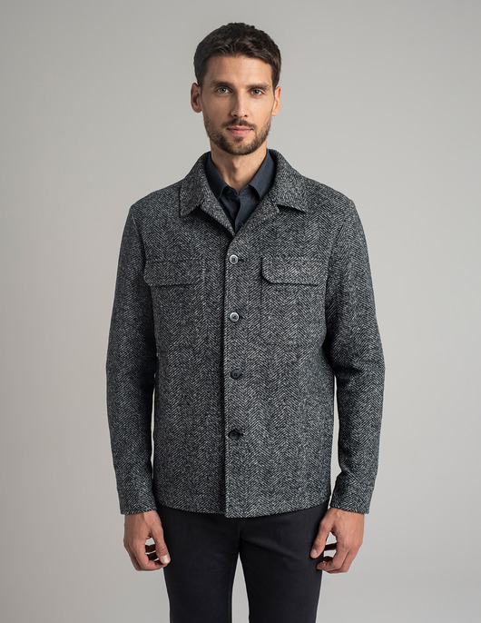 Overshirt koszula wierzchnia orotelli granatowa