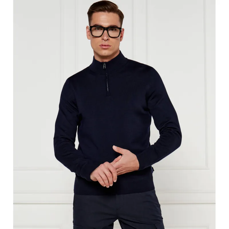 BOSS BLACK Wełniany golf Ebenji | Regular Fit