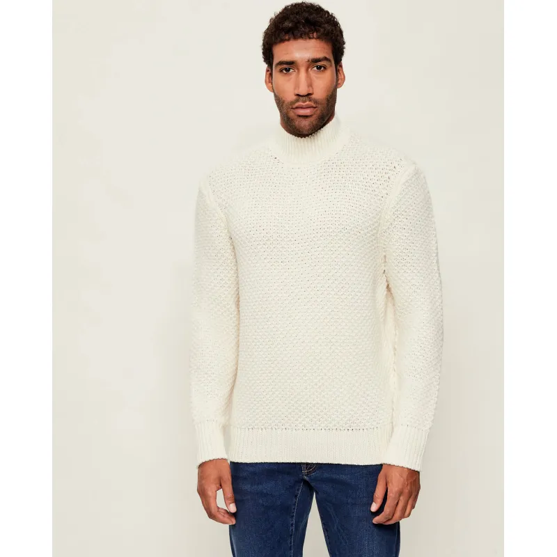 BOSS BLACK Wełniany półgolf C-Heletto | Regular Fit