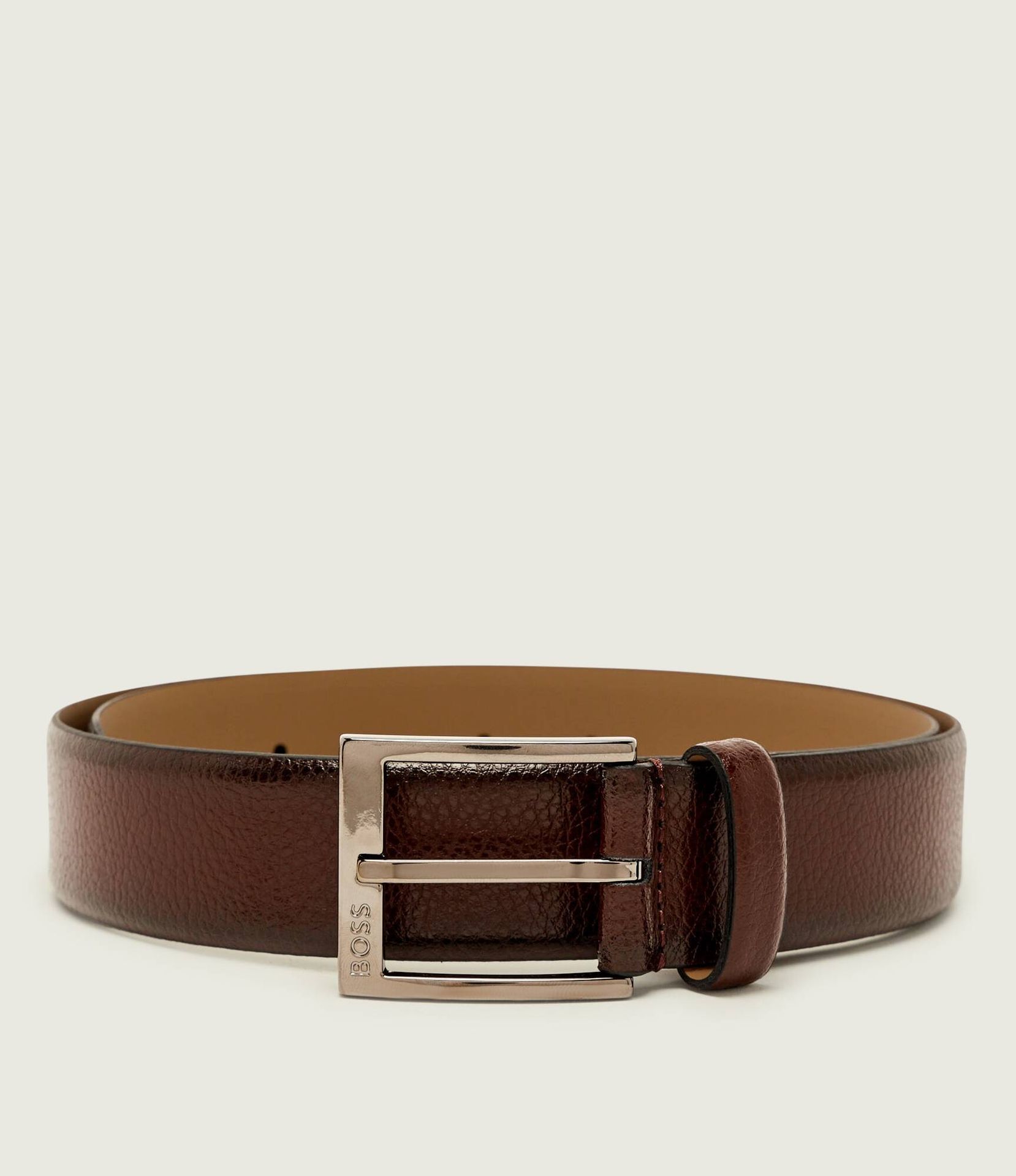 BOSS BLACK Skórzany pasek Elloy-Gr_Sz35