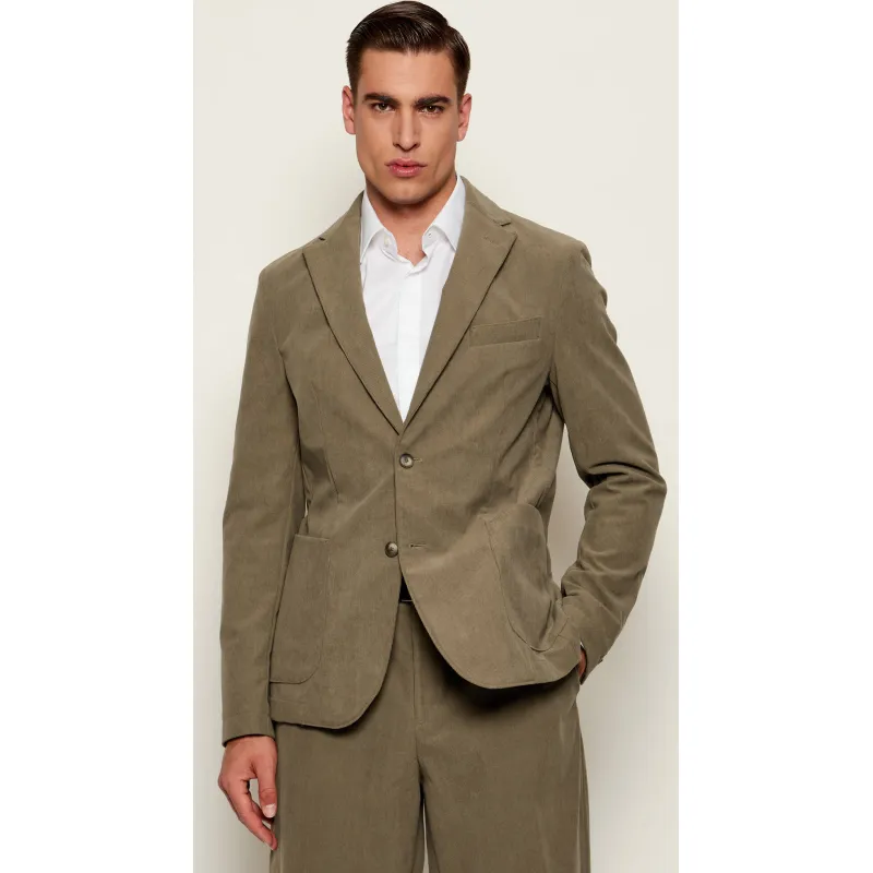 BOSS BLACK Sztruksowa marynarka P-Hanry-WG-252F | Slim Fit