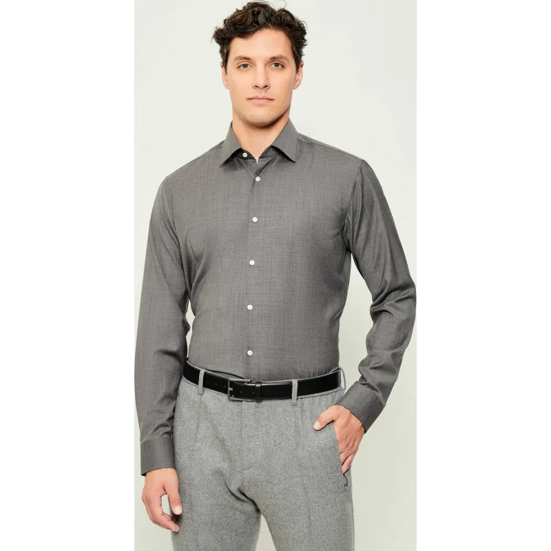 BOSS BLACK Wełniana koszula H-JOE-kent-C1-214 | Regular Fit