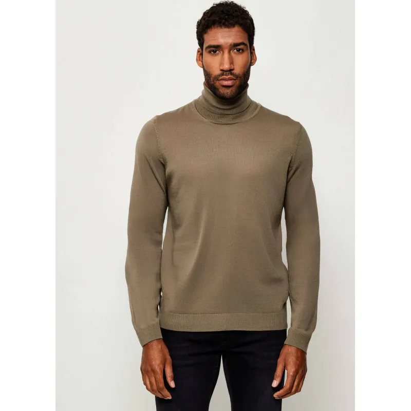 BOSS BLACK Wełniany golf Musso-P | Slim Fit