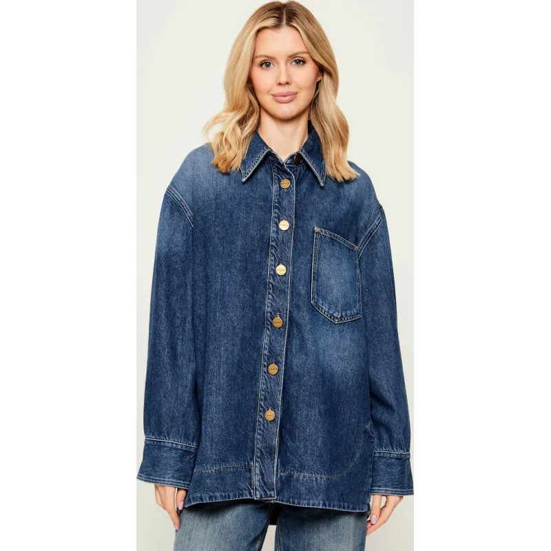 Pinko Jeansowa koszula OLIVASTRO | Oversize fit