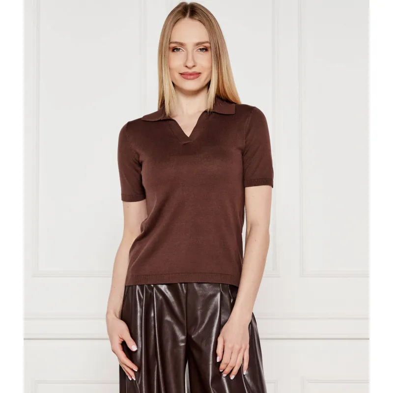 Weekend MaxMara Jedwabne polo RONCOLO | Regular Fit