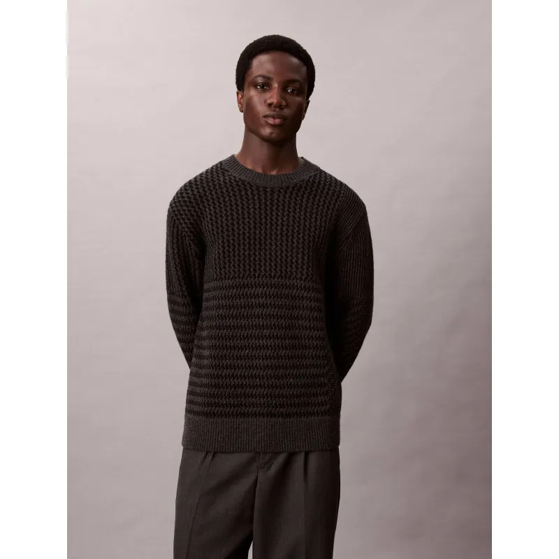 Calvin Klein Wełniany sweter Regular Fit