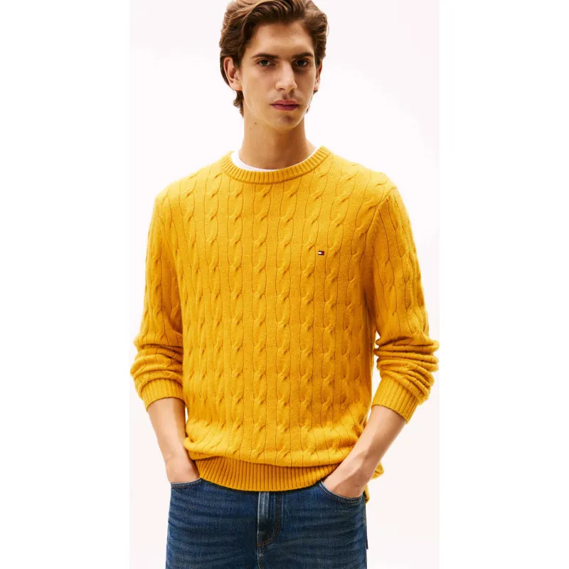 Tommy Hilfiger Wełniany sweter | Regular Fit