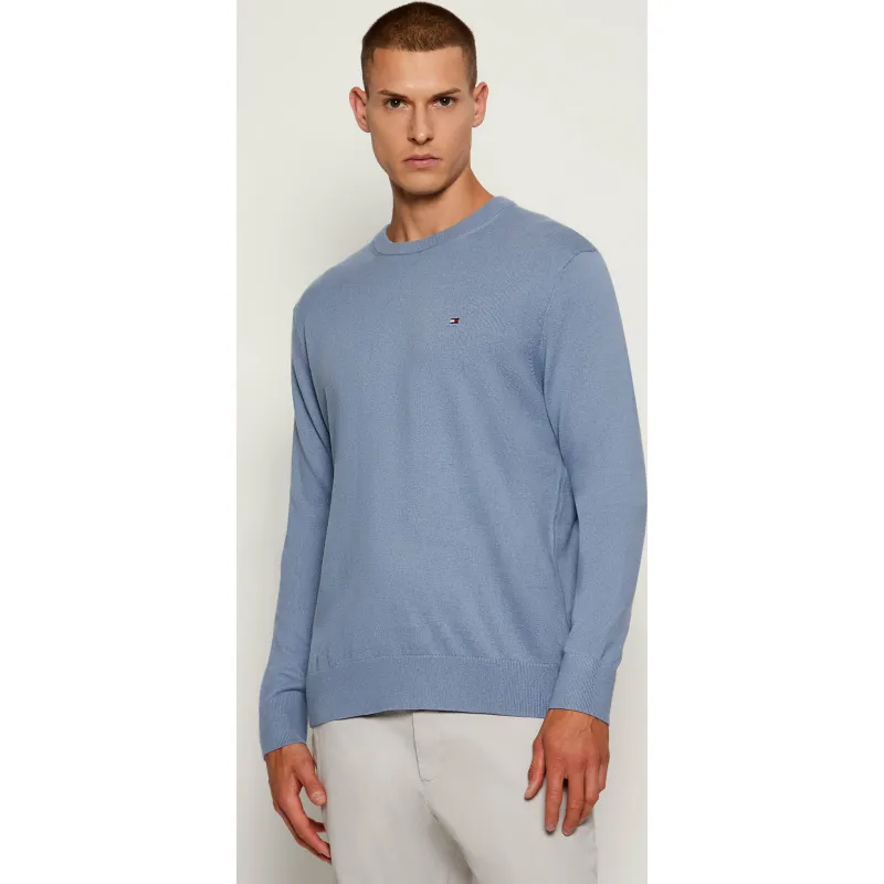 Tommy Hilfiger Sweter Regular Fit z dodatkiem kaszmiru