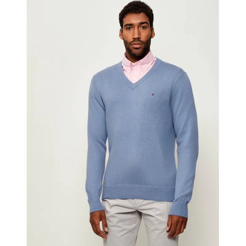 Tommy Hilfiger Sweter | Regular Fit | z dodatkiem kaszmiru