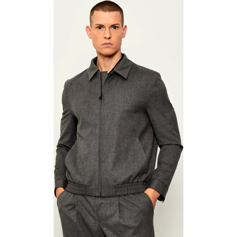 HUGO Kurtka Hellys241F1X | Modern fit | z dodatkiem wełny