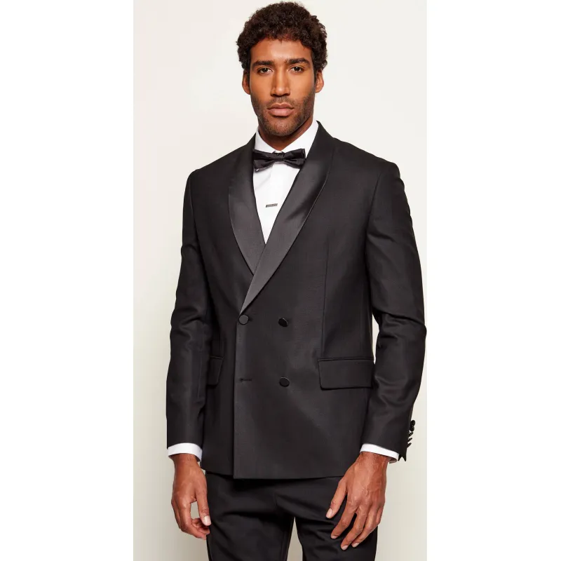 HUGO Marynarka Karlo254E1X | Modern fit | z dodatkiem wełny